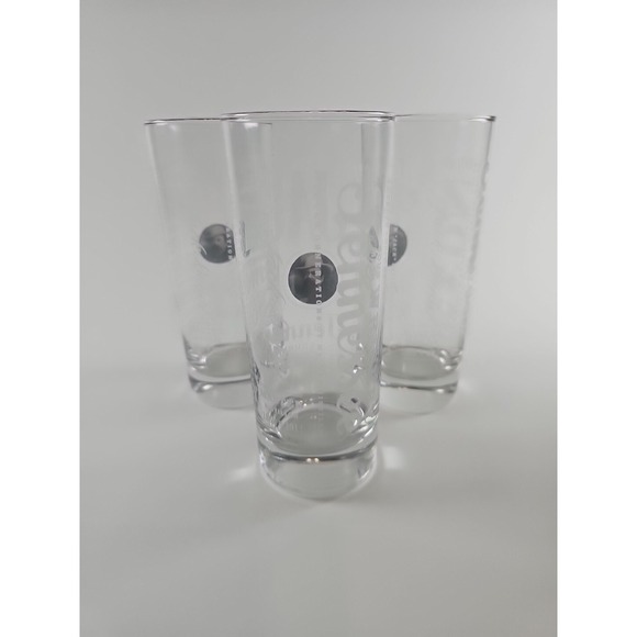Set Of 3 - Jack Daniels Highball Glasses Tall Old No 7 Brand Tennessee Whiskey - Picture 4 of 4